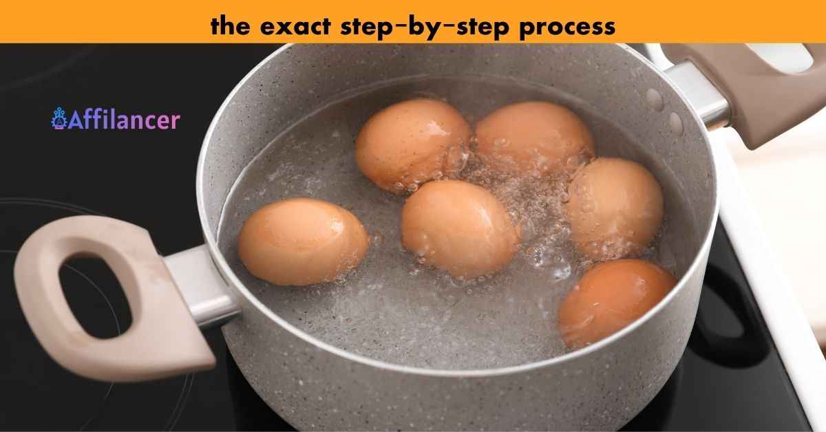the exact step-by-step process I use to Cook Hard Boiled Eggs on the Stove