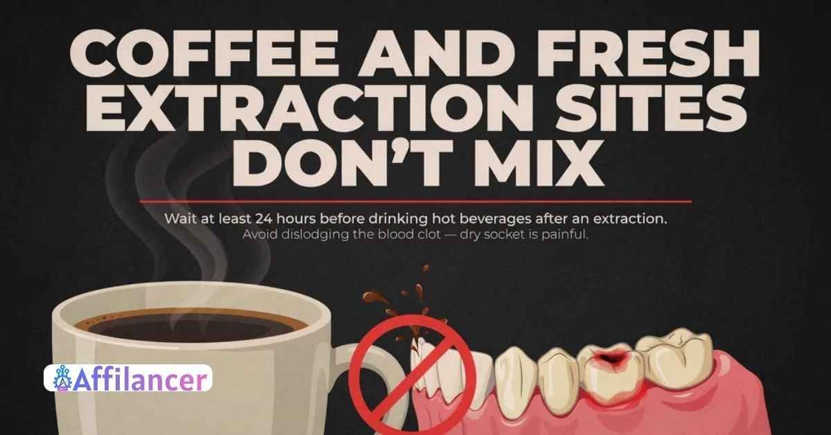 Coffee and Fresh Extraction Sites Don't Mix