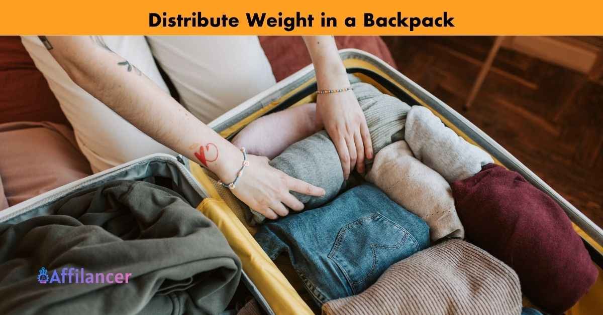 Distribute Weight in a Backpack
