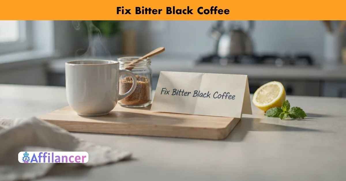 Fix Bitter Black Coffee
