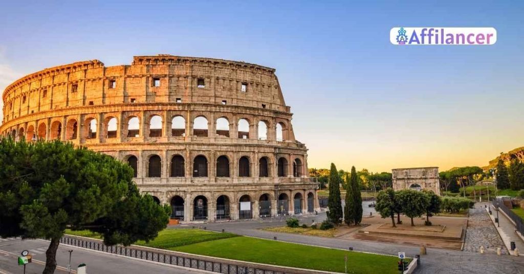 how far is rome italy to paris france